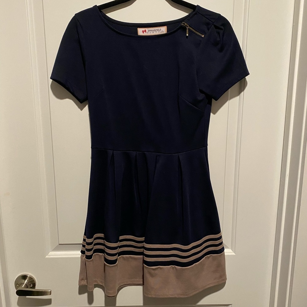 Navy blue dress